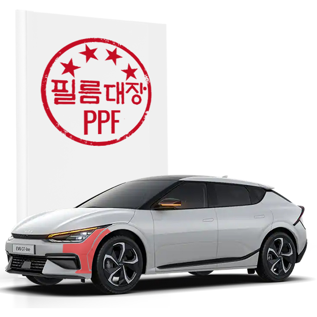필름대장 기아 EV6 1세대 PPF필름 앞범퍼 - 상품 이미지