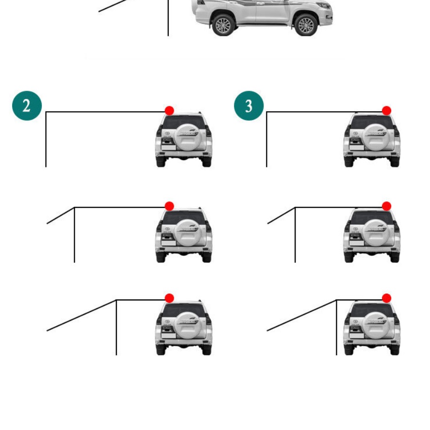 차량용 사이드 어닝 차박용 타프 차 어닝 차량용 그늘막 300x150