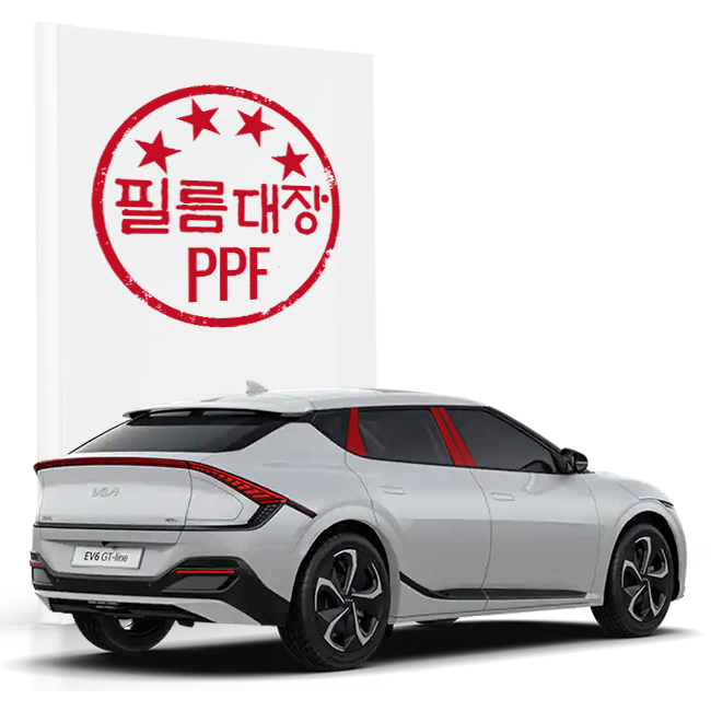 필름대장 기아 EV6 1세대 PPF필름 BC필러세트 - 상품 이미지
