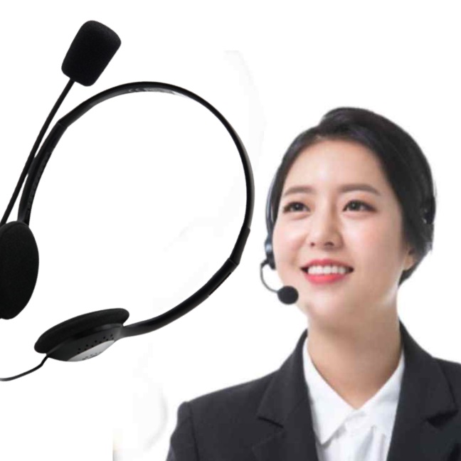 초경량 경량 헤드셋 가벼운 헤드셋 콜센터 헤드셋 - 메인 이미지