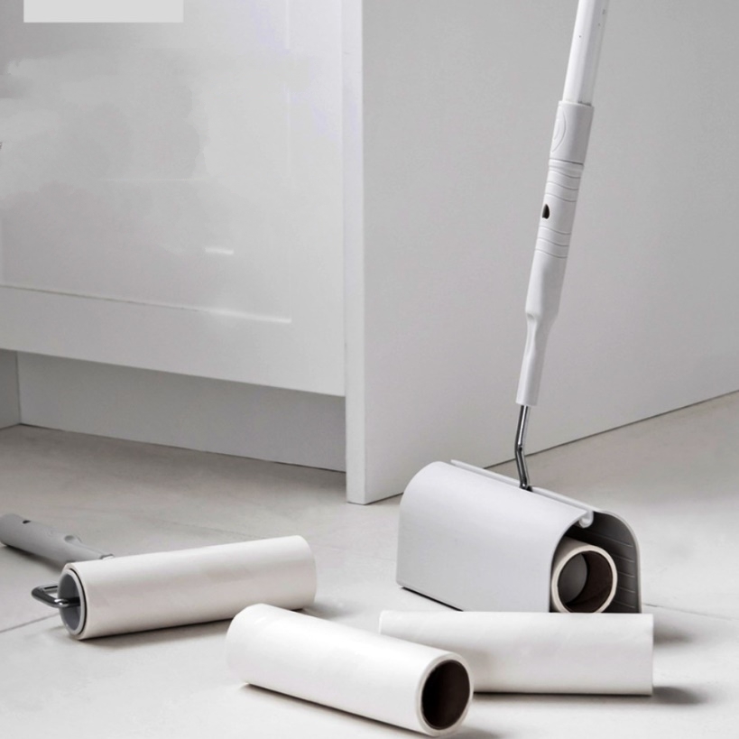 스탠드 돌돌이 머리카락 청소 대형 스탠딩 머리카락 돌돌이 밀대