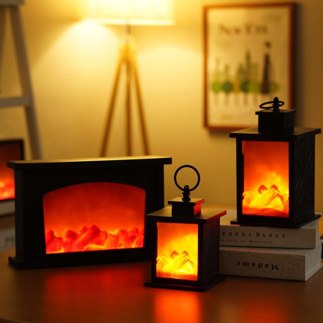 벽난로 무드등 불타는 무드등 만들기 모닥불 조명 무선 led등 led 불멍 diy