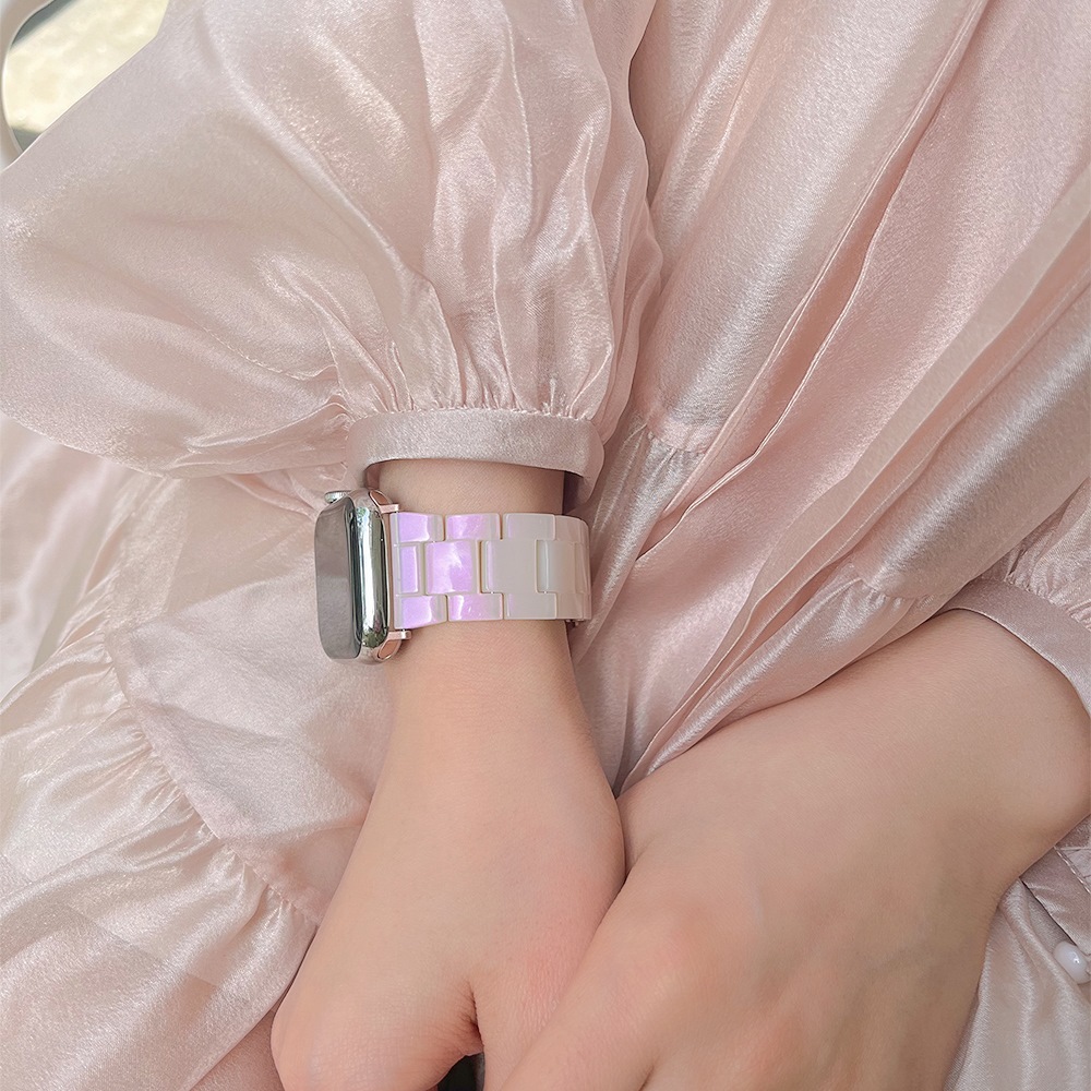 애플워치 프리미엄 레진스트랩 머메이드 핑크 8 7 se 2 호환 40mm 41mm - 상세 이미지 2