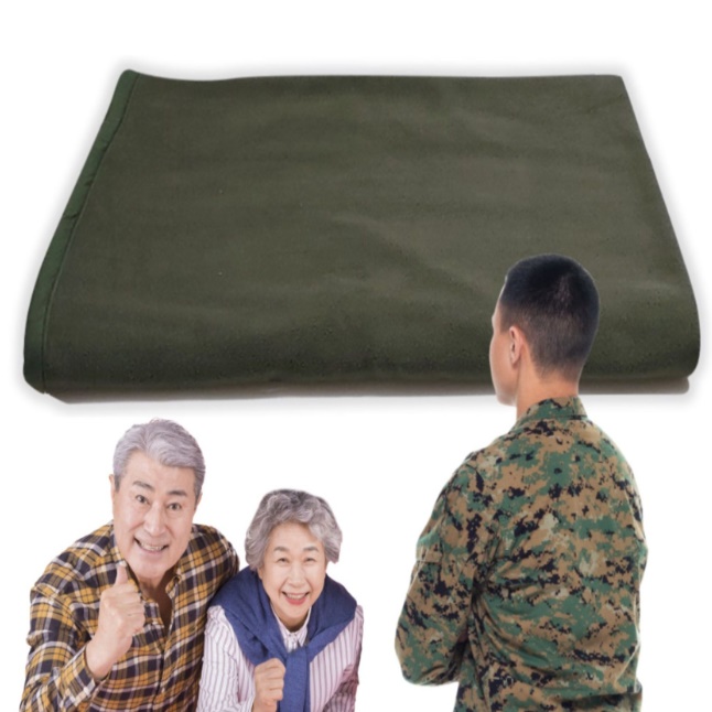 군용 담요 군인 모포 차박용 캠핑용 담요 고스톱 화투 담요