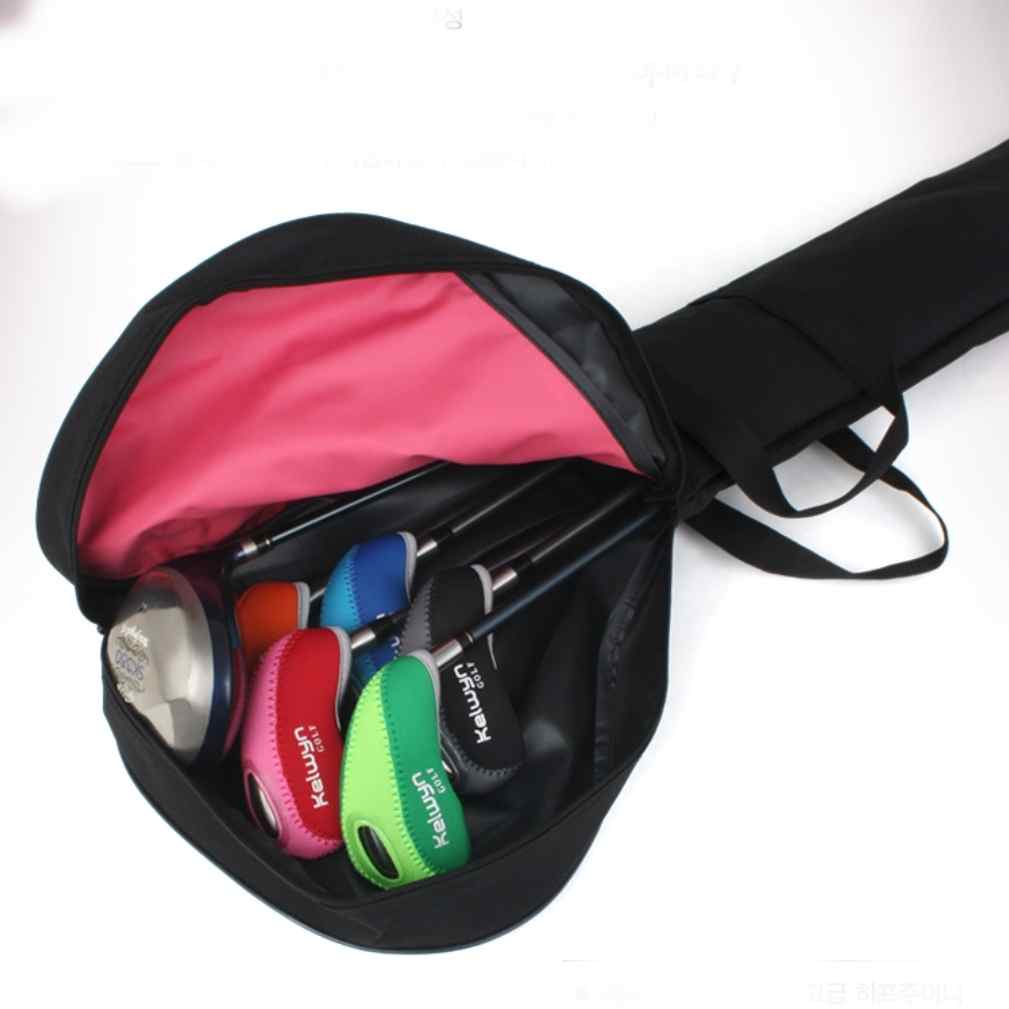 경량 하프 골프 클럽 케이스 연습용 연습장 연습장용 간이 미니 골프채 가방 파3 골프백