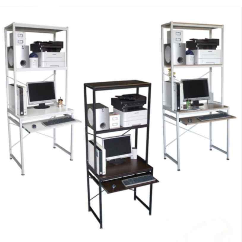 2단 선반 컴퓨터 프린터 책상 컴퓨터용책상 좁은방책상 저렴한 게이밍 데스크 게임용 컴푸터