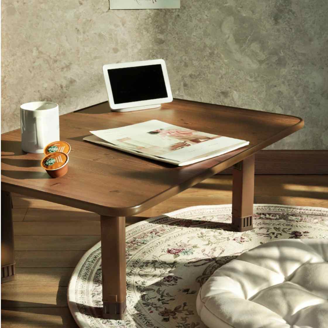 높은 좌식 테이블 높은 거실 테이블 소파 거실용 탁자