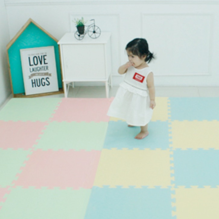 대형 퍼즐 매트 아기 바닥 매트 시공 어린이집 매트