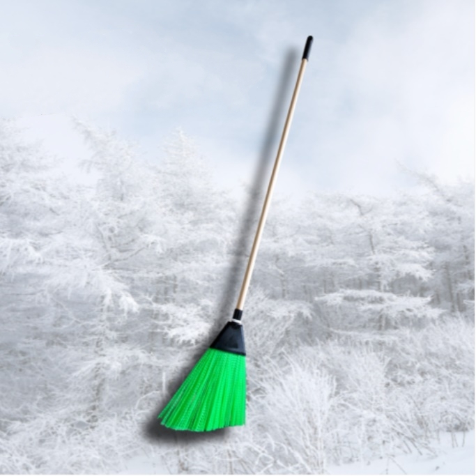 낙엽 마당비 플라스틱 빗자루 롱 청소용 싸리 도로비 눈 빗자루 제설용 눈 치우는 기계