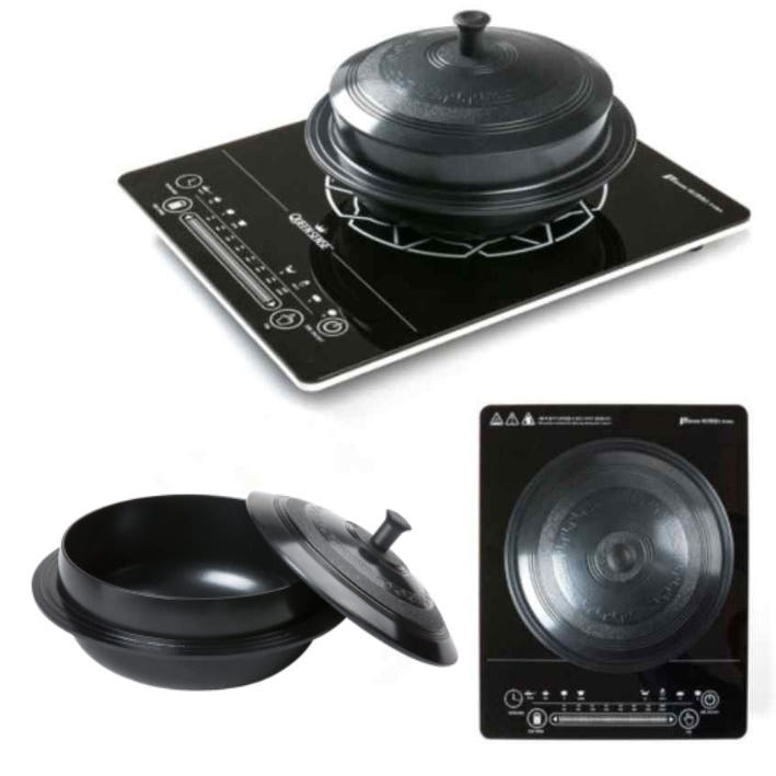 미니 인덕션뚝배기 실제 사용 모습