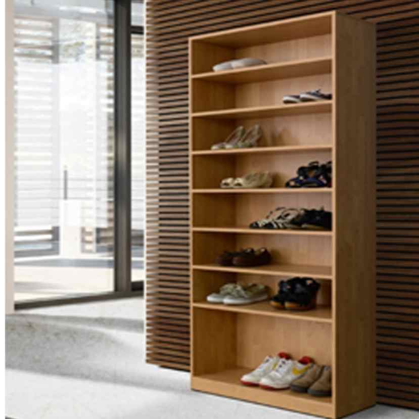 8단 붙박이 신발장 오픈형신발장 800 사무실신발장 나무 목재 학원 업소용 학교 회사 헬스장