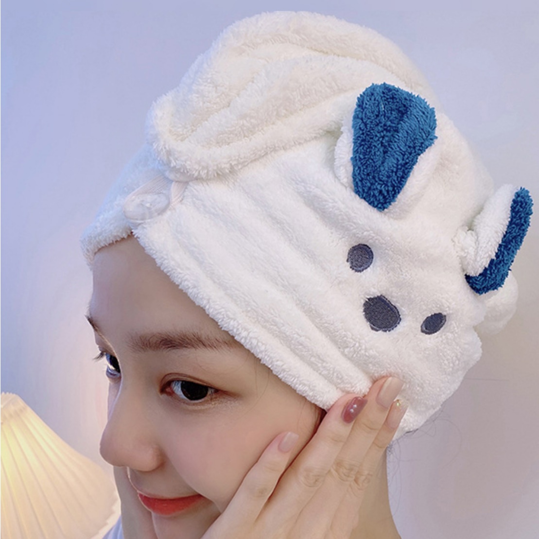 긴머리 수건 머리 빨리 마르는 수건 헤어 드라이 타올 3개 - 상품 이미지