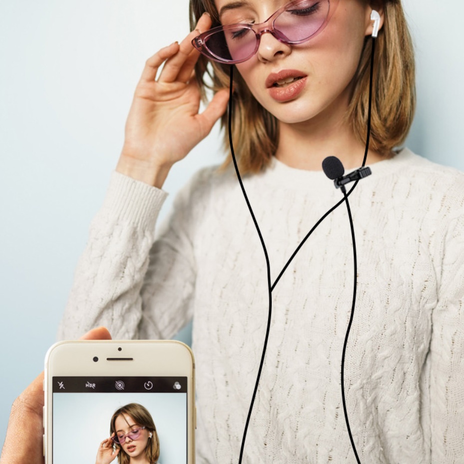 무지향성마이크 인터뷰마이크 인터뷰용 리포터 유튜브 방송용 핀 마이크