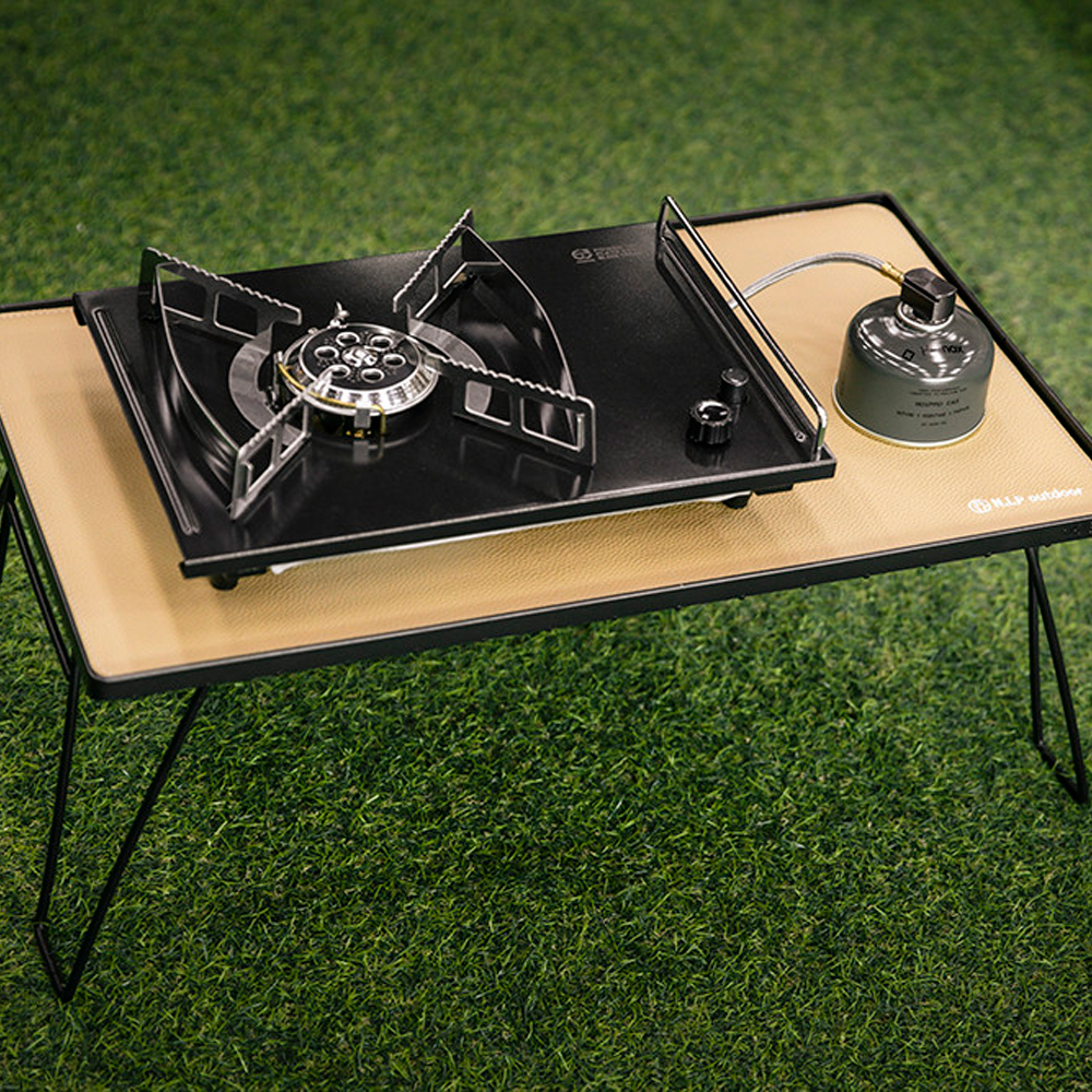 [호환] N.I.P 쿨러스탠드 필드랙 가죽상판 더블패드 블랙&베이지