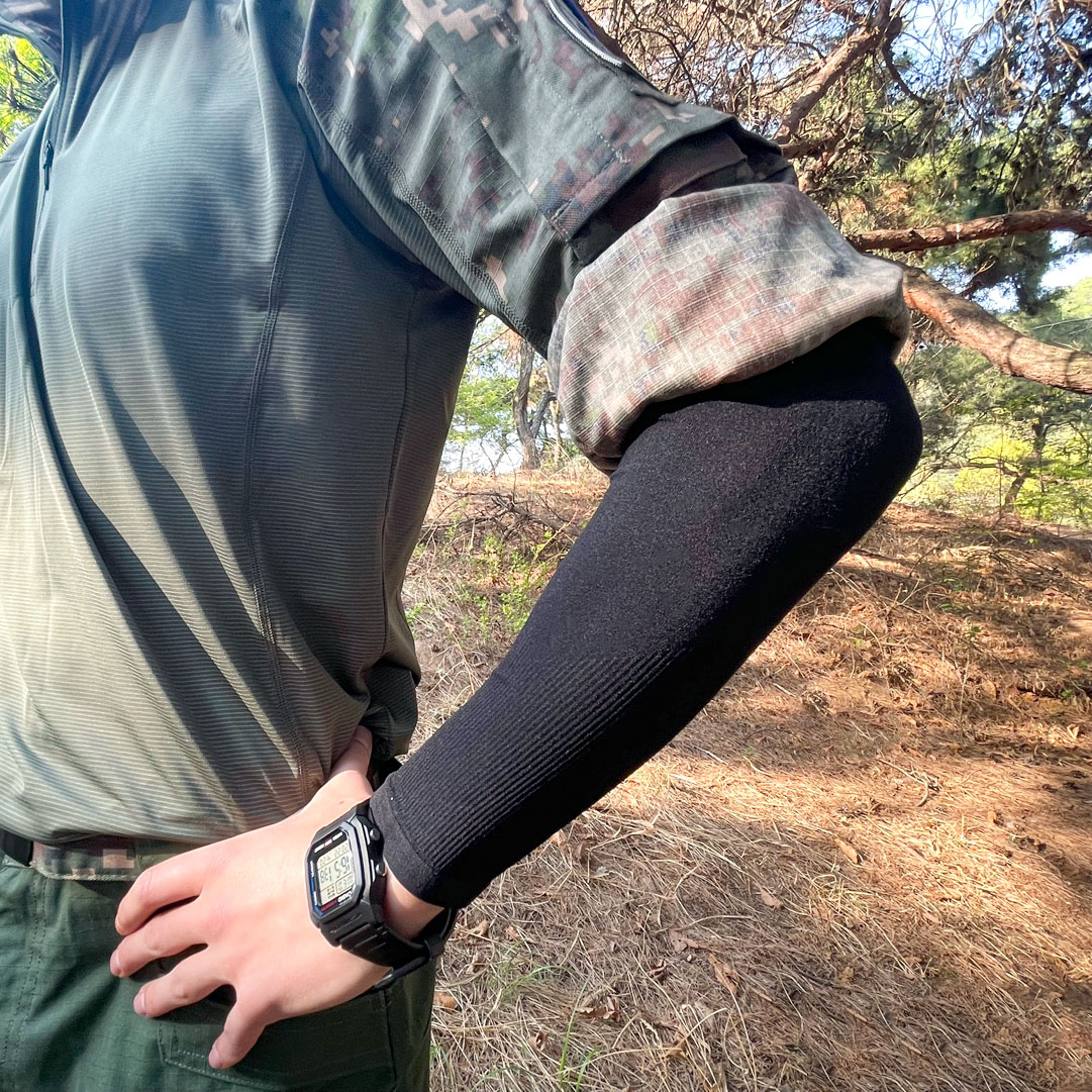 군인 기능성 쿨토시 2P 스포츠 쿨링 여름 자외선차단 작업 팔토시