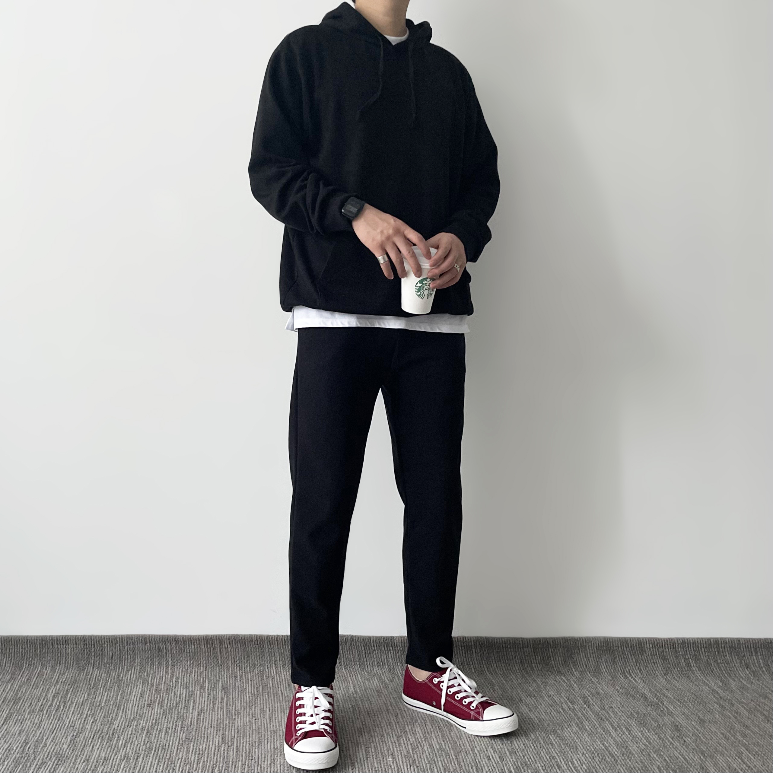 작업바지 기모 남자밴딩팬츠 겨울 남자편한바지 이미지 2