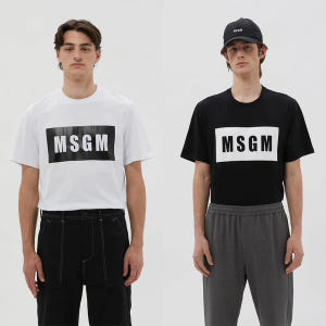 MSGM 반팔 티셔츠 2000MM520 2종 착용 후기 | 사이즈/핏 총정리 - 상품 이미지 1