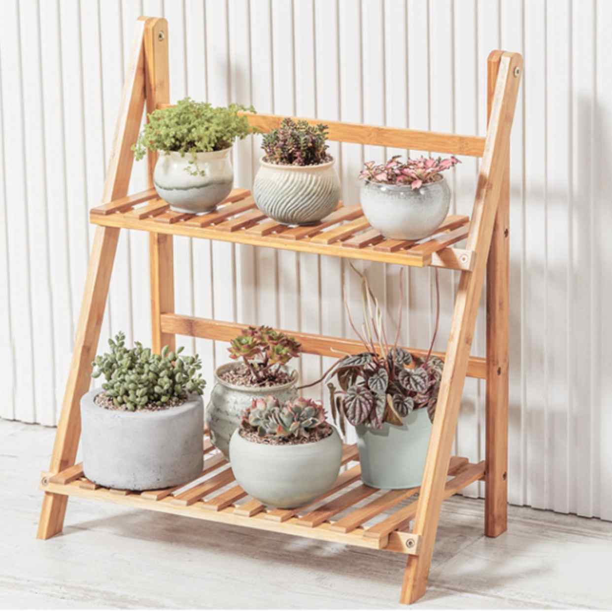 작은 선반 사다리형 선반 시스템 벽 선반 장 거실 선반장 - 상품 이미지