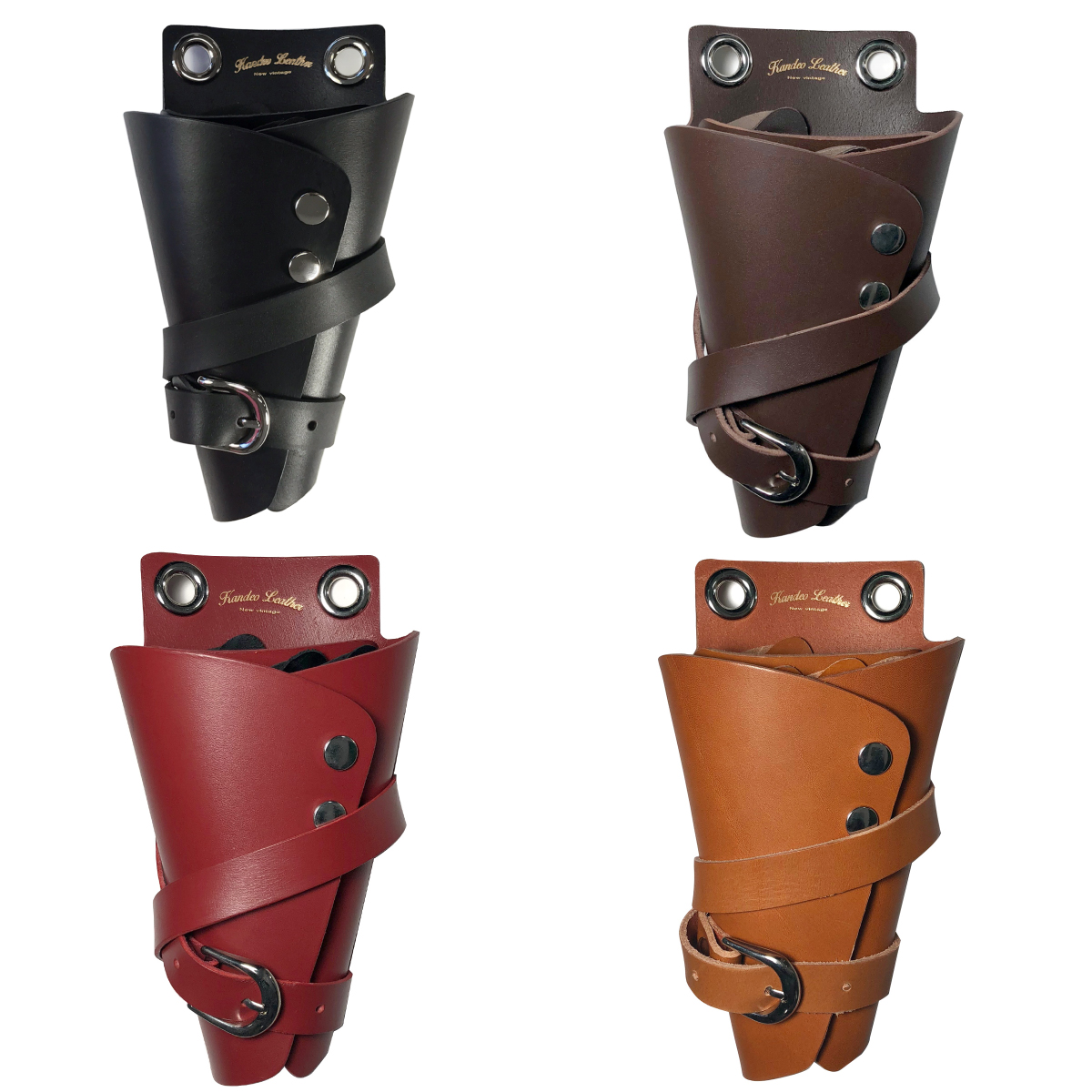 칸데오레더 미용 수제 가죽 가위집 세즈윅 모음집