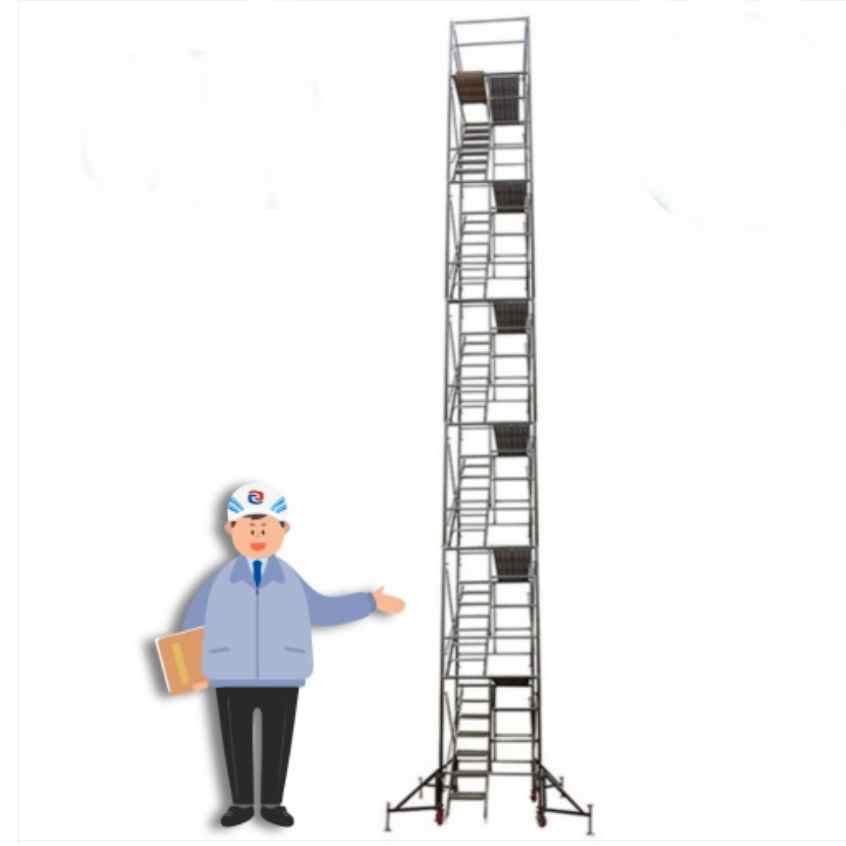 BT 고소작업대 6단 수직 대형 이동식 고소작업장비 - 메인 이미지