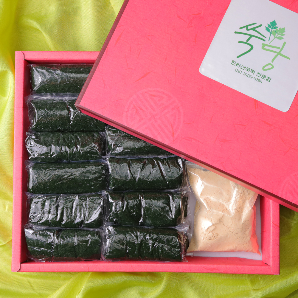 쑥당 한라산 해풍 쑥떡 쑥인절미 콩가루 증정 - 상세 이미지 3