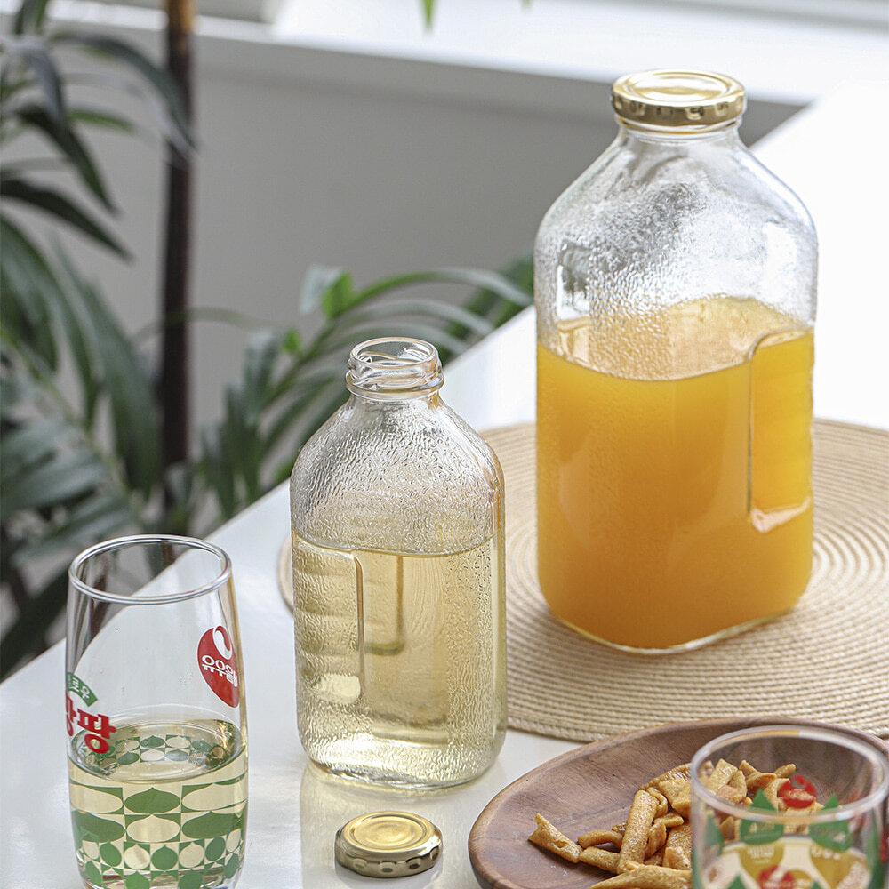 델몬트유리병 쥬스 음료수 유리공병 용기 500ml 1.5L - 메인 이미지