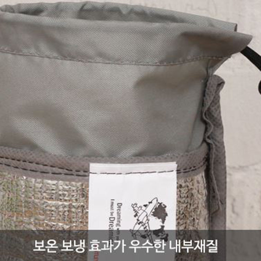 보냉 물병 파우치 휴대용 미니 보온 보냉 물통 주머니 - 상세 이미지 4