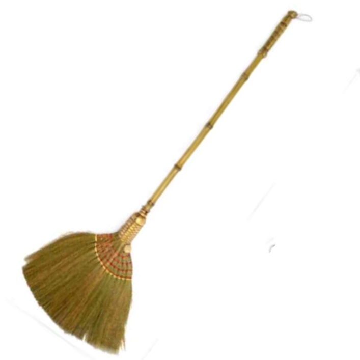 대형빗자루 낙엽빗자루 나무 빗자루 전통 옛날 실외 갈대 장목비 현관 빈티지 잘쓸리는 수제