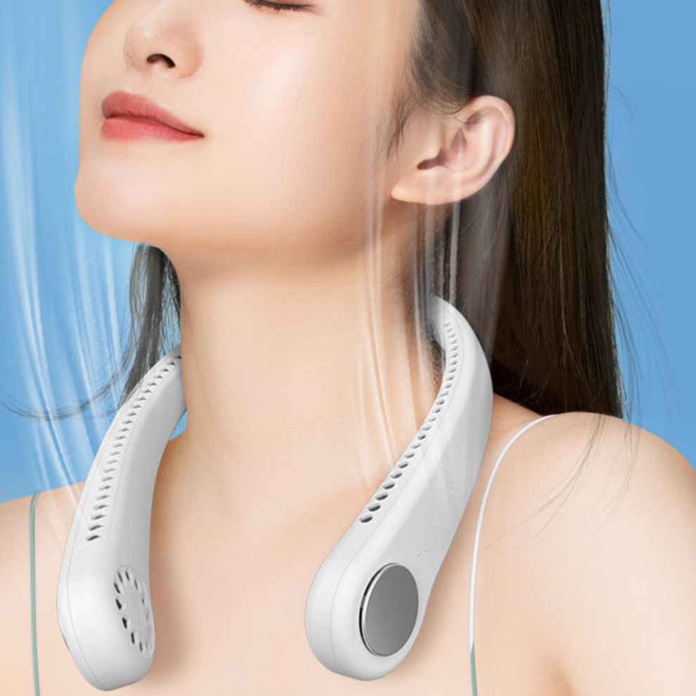 어깨 선풍기 목에어컨 어린이 넥밴드 선풍기 목에거는선풍기