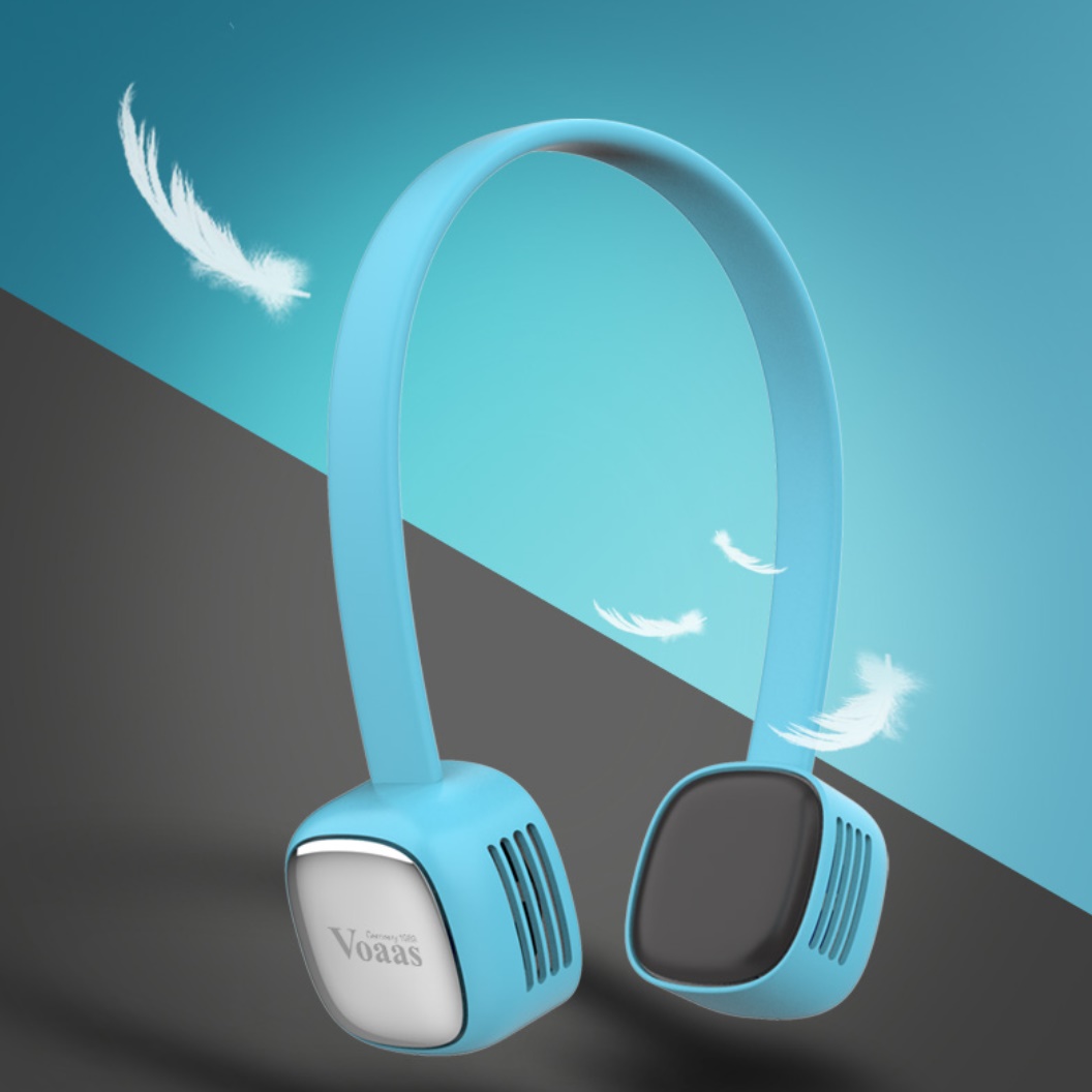 헤드셋선풍기 가벼운 목걸이형선풍기 목에거는 목도리 어깨선풍기