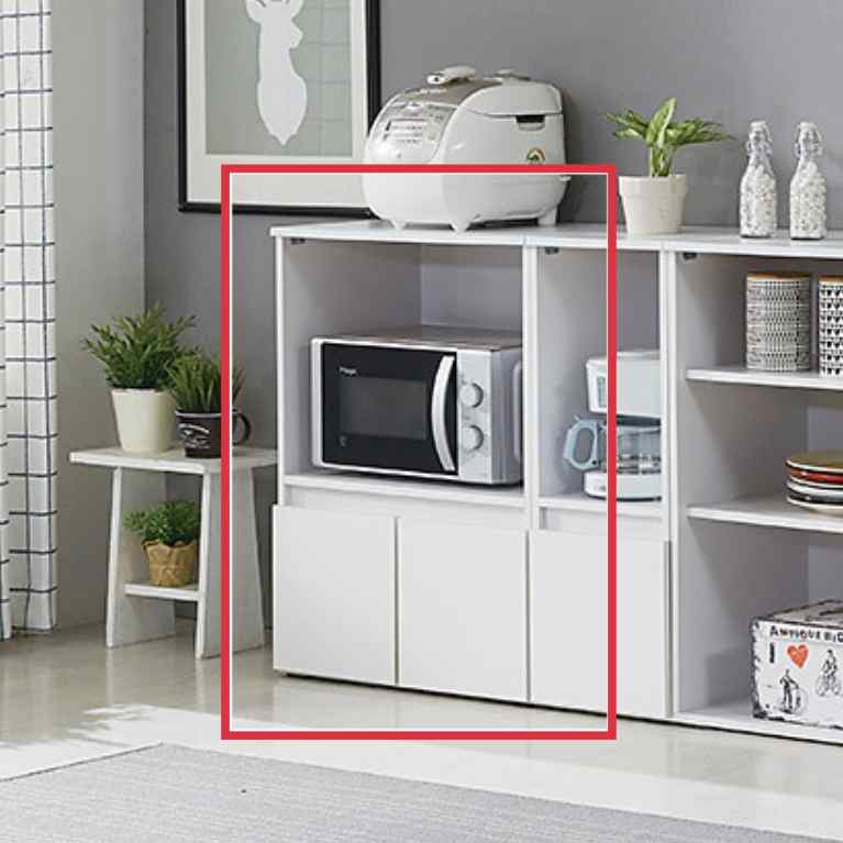 낮은 렌즈 다이 전기 밥솥 수납장 밥솥정리대 미니밥솥장