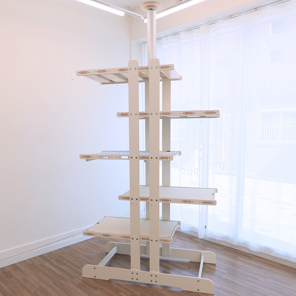 캣츠빌 THE큰타워 뚱냥이 원목 스크래쳐 캣폴 고양이 캣타워 A타입