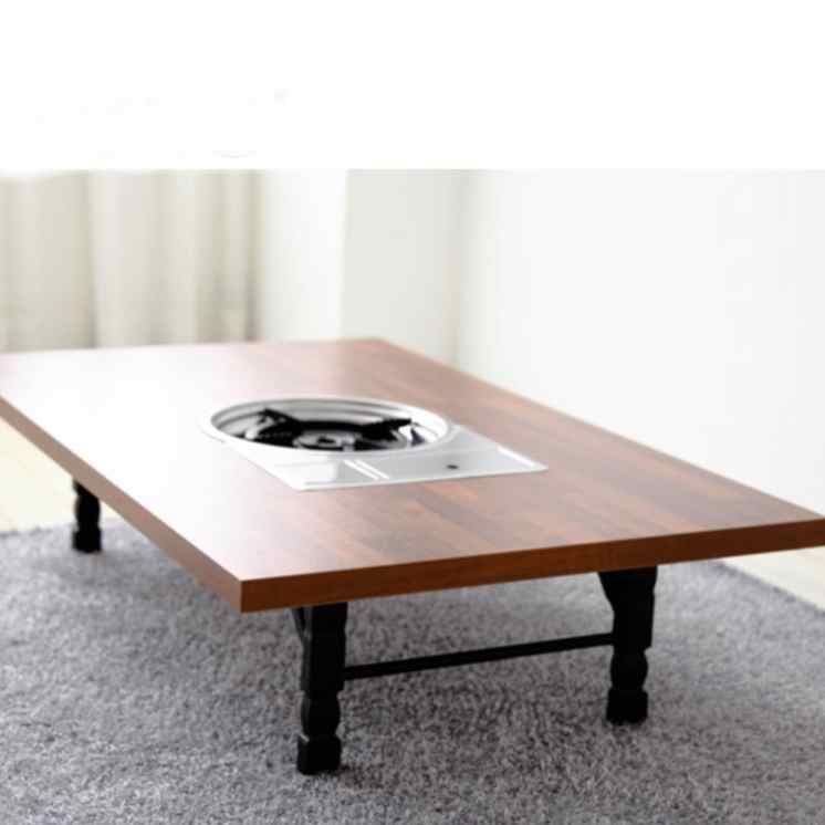 고기 불판 테이블 접이식 가정용 불판 테이블 가스 버너 렌지