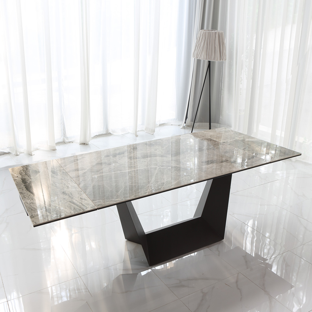 스코나 밀리아 확장형 익스텐션 세라믹 6인 8인 2000 마블 식탁 테이블