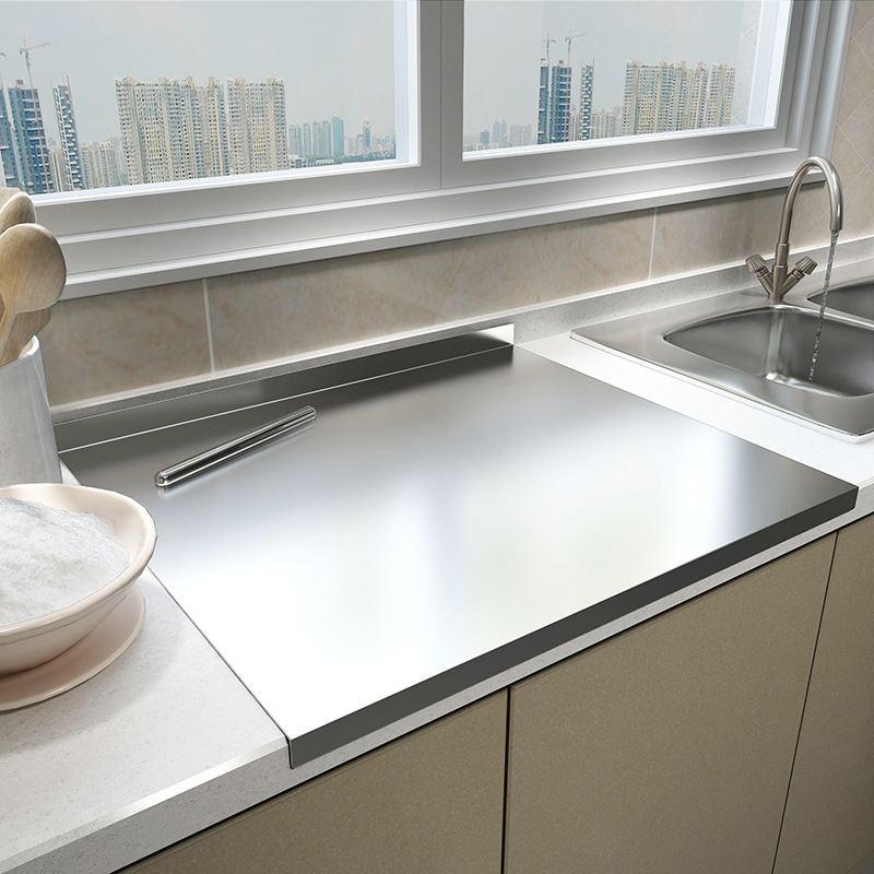 라슈에뜨 위생 주방 스테인리스304 싱크대 베이킹 양면도마 40x30x1.5mm 무접선판