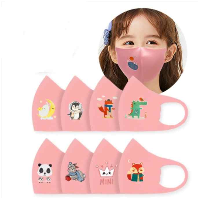 키즈 면 마스크 아동 세탁 가능 반영구 어린이 새부리형 마스크