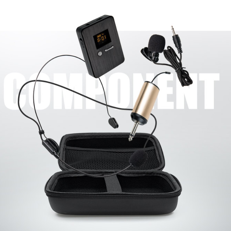 방송용 강의용 무선 헤드 마이크 헤드셋 수업용 무선 핀 마이크