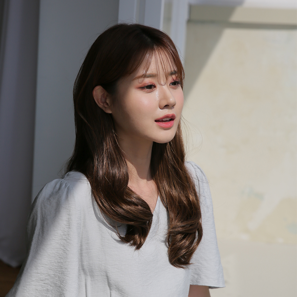 헤어 피스 가발 웨이브 7피스 긴머리 똑딱이 붙임머리 - 상세 이미지 3