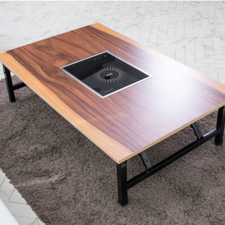 인덕션 고기 불판 테이블 전기렌지 가정용 접이식 불판 테이블