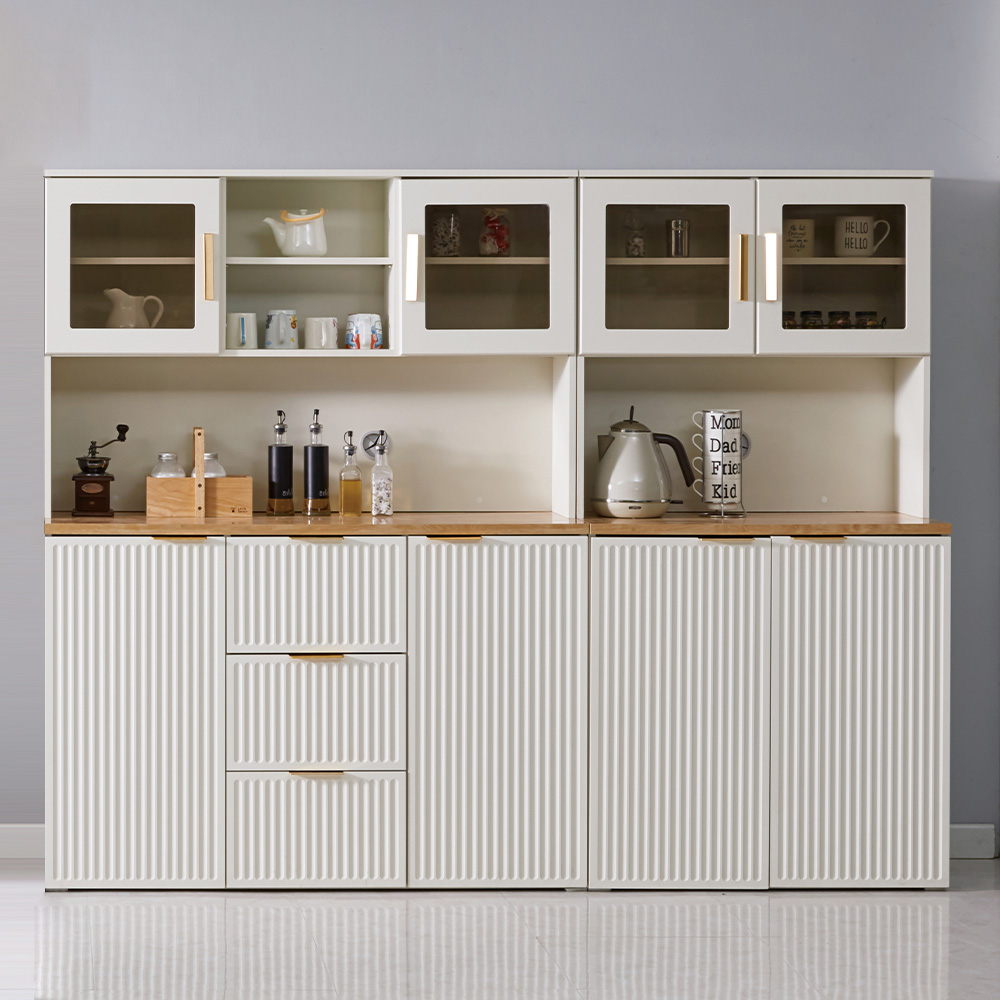 스코나 나이츠 2000 홈카페 유리 주방수납장 세트 렌지대 냉장고장 부엌 틈새장 펜트리장