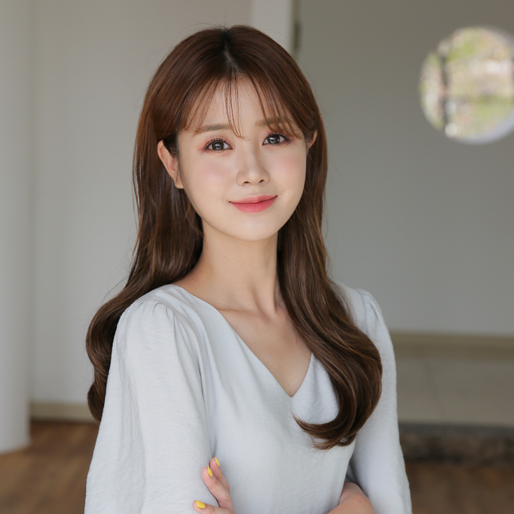 헤어 피스 가발 웨이브 7피스 긴머리 똑딱이 붙임머리 - 상품 이미지