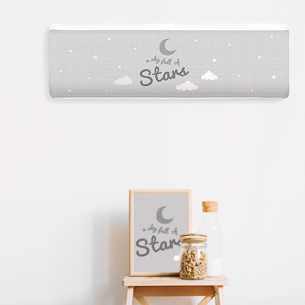 벽걸이 에어컨 덮개 에어컨 보관 커버 케이스 차단막 쉴드 에어컨 차양막 덥게 가리개 고급