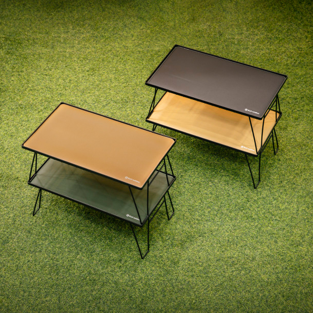 [호환] 쿨러스탠드 필드랙 블랙 / 팬히터받침대 접이식캠핑테이블