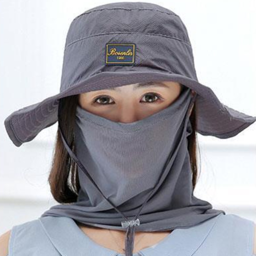 여자 낚시모자 낚시용모자 야외용 낚시썬캡 야외 자외선차단 햇빛가리개 - 상품 이미지