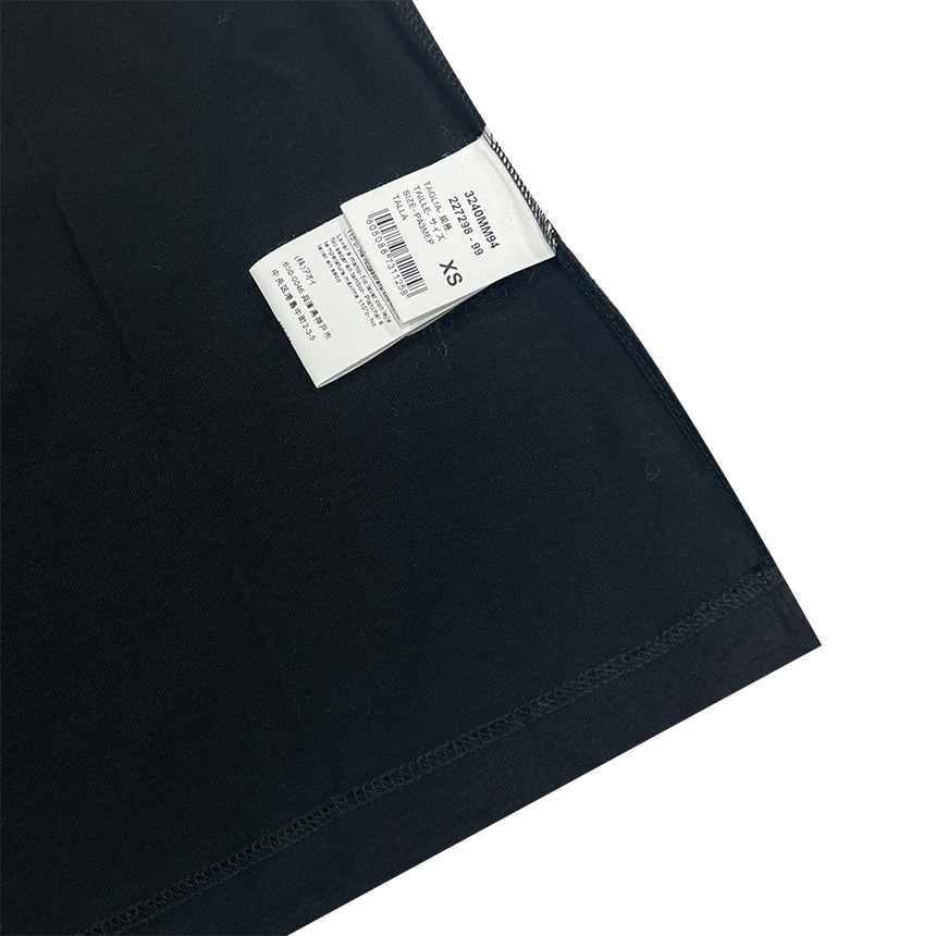 MSGM 로고 반팔티 3240MM94 227298 99 블랙 이미지 8