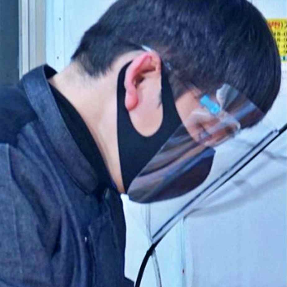식당마스크 플라스틱마스크 조리용마스크 식당용 음식 음식점 급식 - 메인 이미지