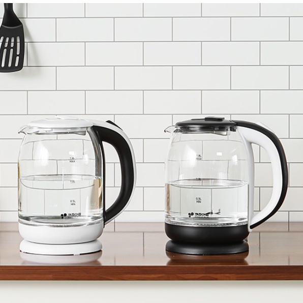 대용량 전기 포트 유리 커피 포트 핸드 드립 전기 주전자