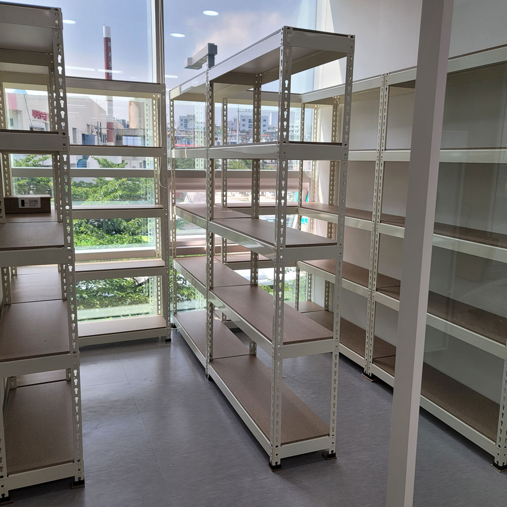 철 앵글 규격 제작 베란다 창고 폴던스 철제 조립식 랙 선반 300300900 5단