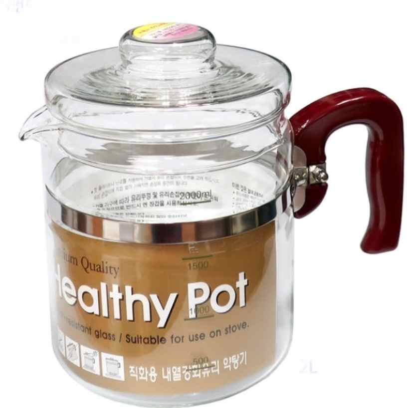 유리 가정용 대용량 약탕기 인삼 달이기 집에서 홍삼 만들기