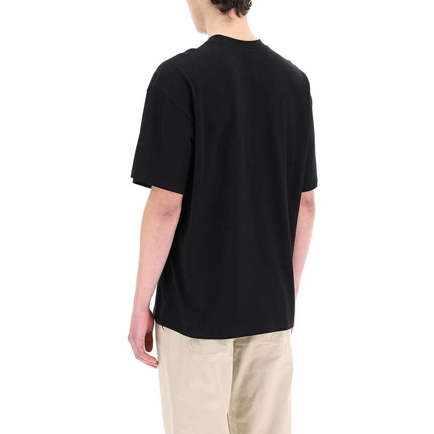 MSGM 로고 반팔티 3240MM94 227298 99 블랙 - 상세 이미지 5